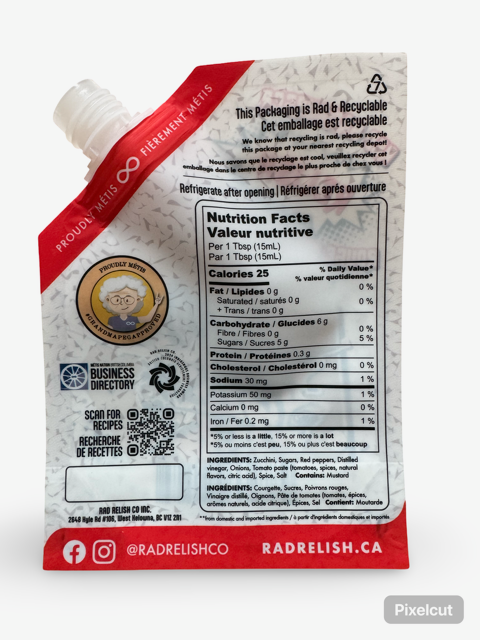 Red Hamburger Relish 250mL