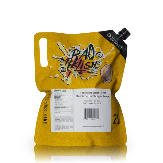 2L Red Hamburger Relish